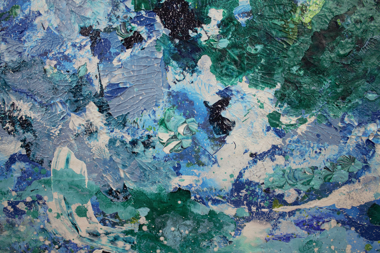 Blue Modern Painting -Original Art