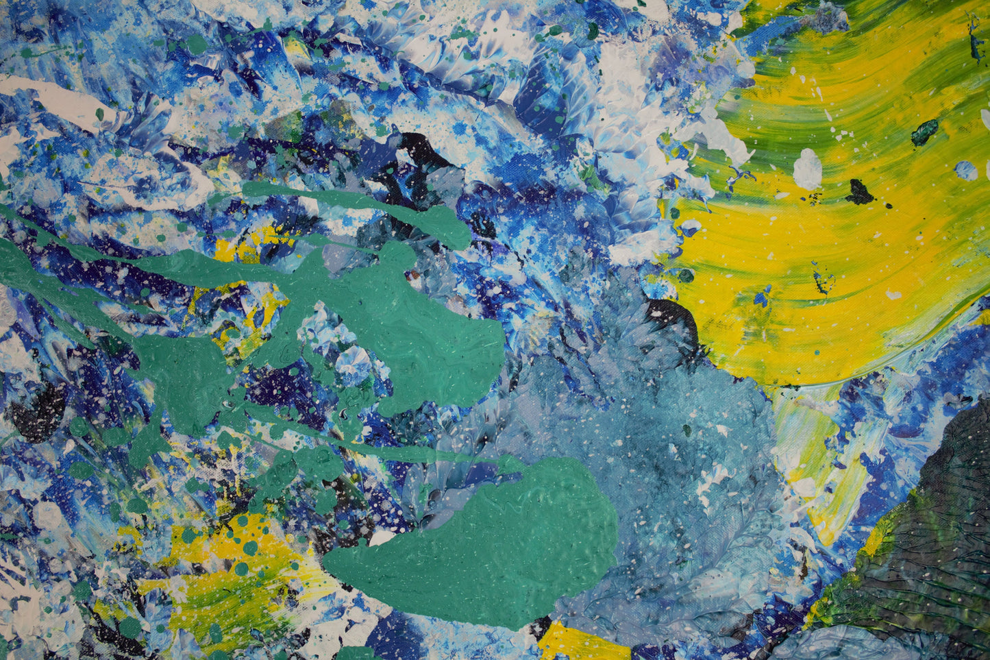 Blue Modern Painting -Original Art