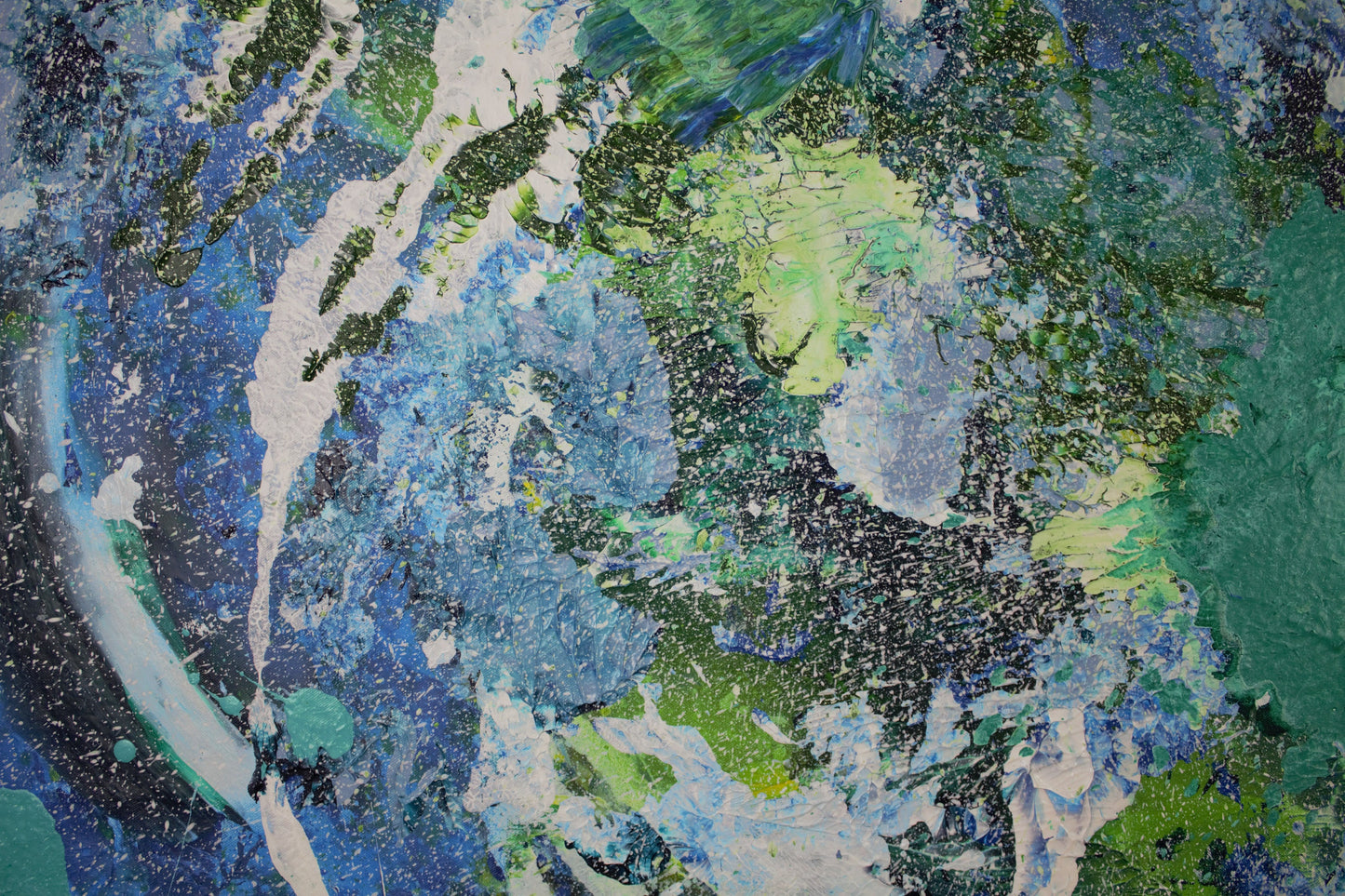 Blue Modern Painting -Original Art