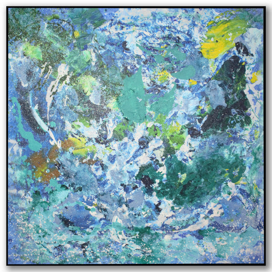 Blue Modern Painting -Original Art